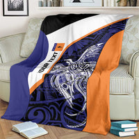 Personalised PNG New Ireland Blanket Bird of Paradise Tattoo Flag Motif LT9 - Polynesian Pride