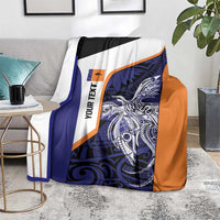 Personalised PNG New Ireland Blanket Bird of Paradise Tattoo Flag Motif LT9 - Polynesian Pride