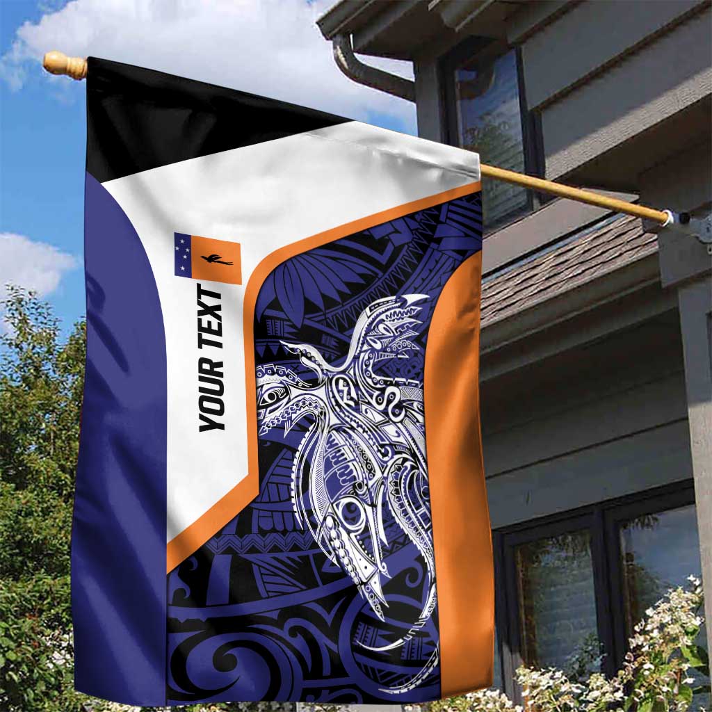 Personalised PNG New Ireland Garden Flag Bird of Paradise Tattoo Flag Motif LT9 - Polynesian Pride