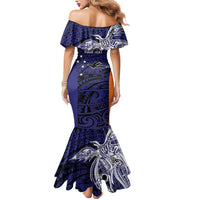 Personalised PNG New Ireland Mermaid Dress Bird of Paradise Tattoo Flag Motif LT9 - Polynesian Pride