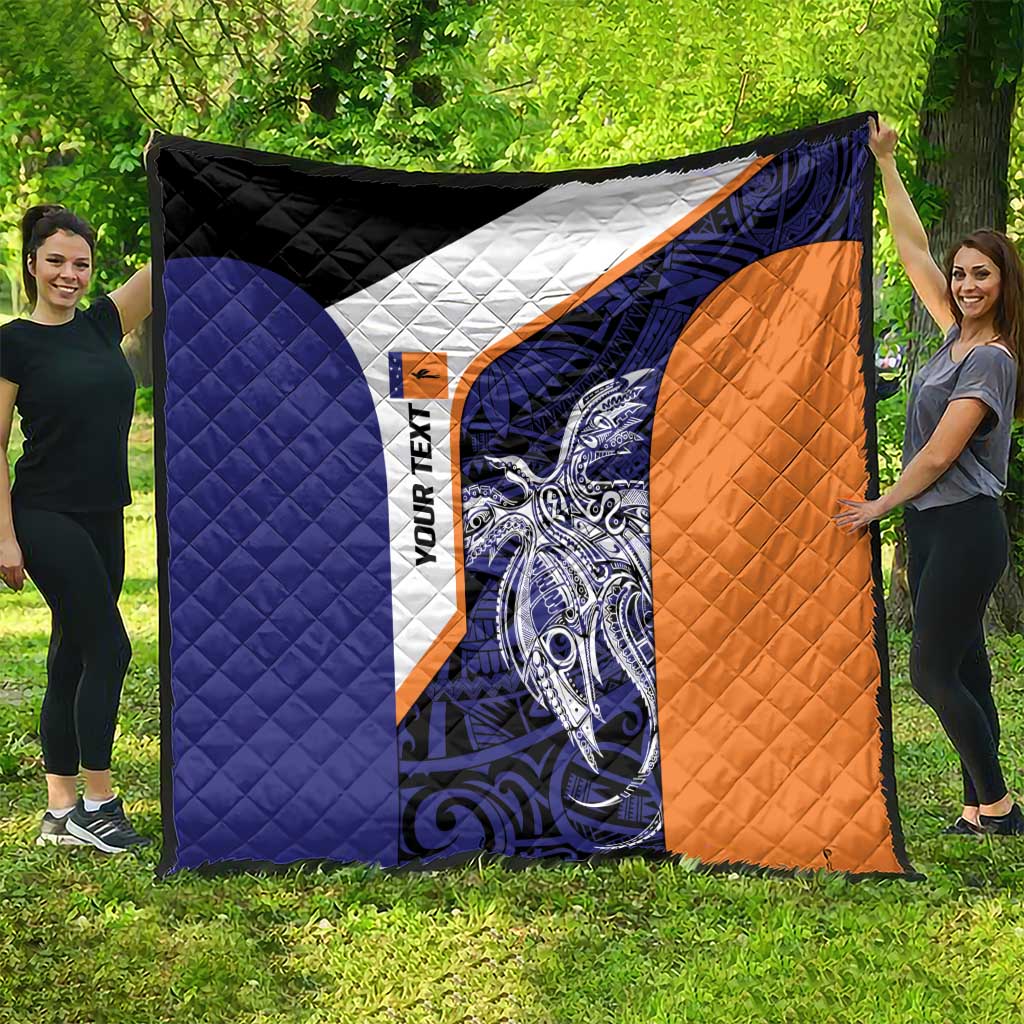Personalised PNG New Ireland Quilt Bird of Paradise Tattoo Flag Motif LT9 - Polynesian Pride
