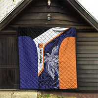 Personalised PNG New Ireland Quilt Bird of Paradise Tattoo Flag Motif LT9 - Polynesian Pride