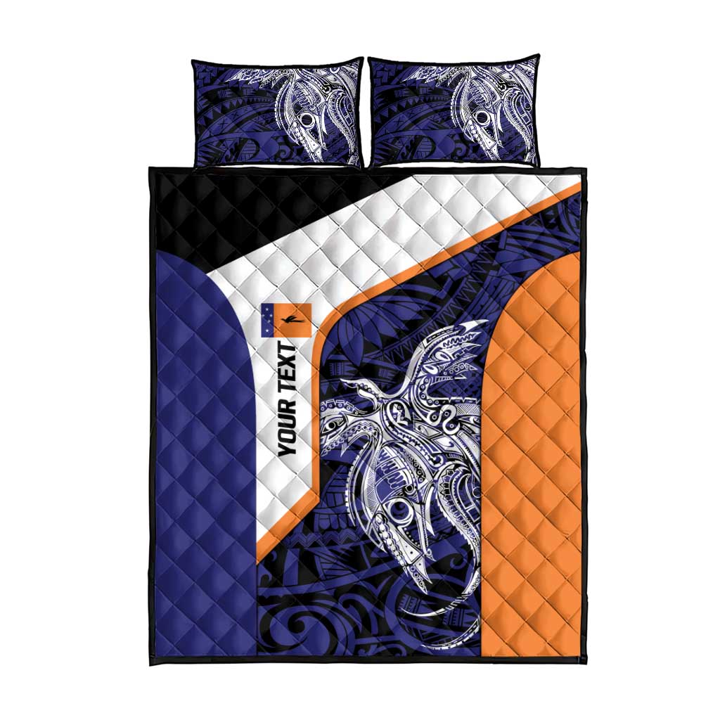 Personalised PNG New Ireland Quilt Bed Set Bird of Paradise Tattoo Flag Motif LT9 - Polynesian Pride