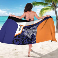 Personalised PNG New Ireland Sarong Bird of Paradise Tattoo Flag Motif LT9 - Polynesian Pride