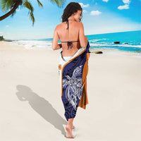 Personalised PNG New Ireland Sarong Bird of Paradise Tattoo Flag Motif LT9 - Polynesian Pride