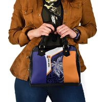 Personalised PNG New Ireland Shoulder Handbag Bird of Paradise Tattoo Flag Motif LT9 - Polynesian Pride