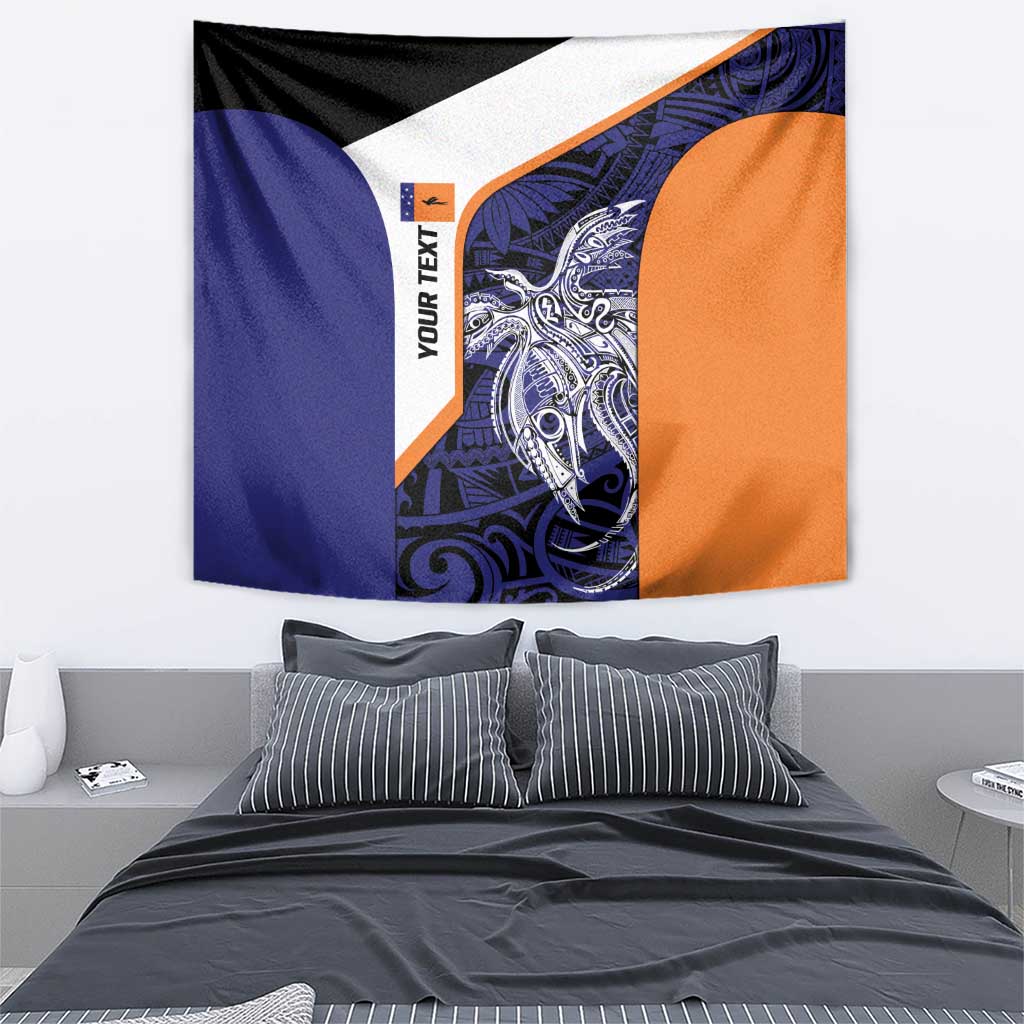 Personalised PNG New Ireland Tapestry Bird of Paradise Tattoo Flag Motif LT9 - Polynesian Pride