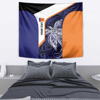 Personalised PNG New Ireland Tapestry Bird of Paradise Tattoo Flag Motif LT9 - Polynesian Pride