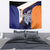 Personalised PNG New Ireland Tapestry Bird of Paradise Tattoo Flag Motif - Polynesian Pride