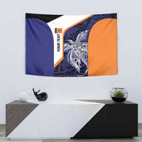 Personalised PNG New Ireland Tapestry Bird of Paradise Tattoo Flag Motif LT9 - Polynesian Pride