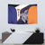 Personalised PNG New Ireland Tapestry Bird of Paradise Tattoo Flag Motif - Polynesian Pride