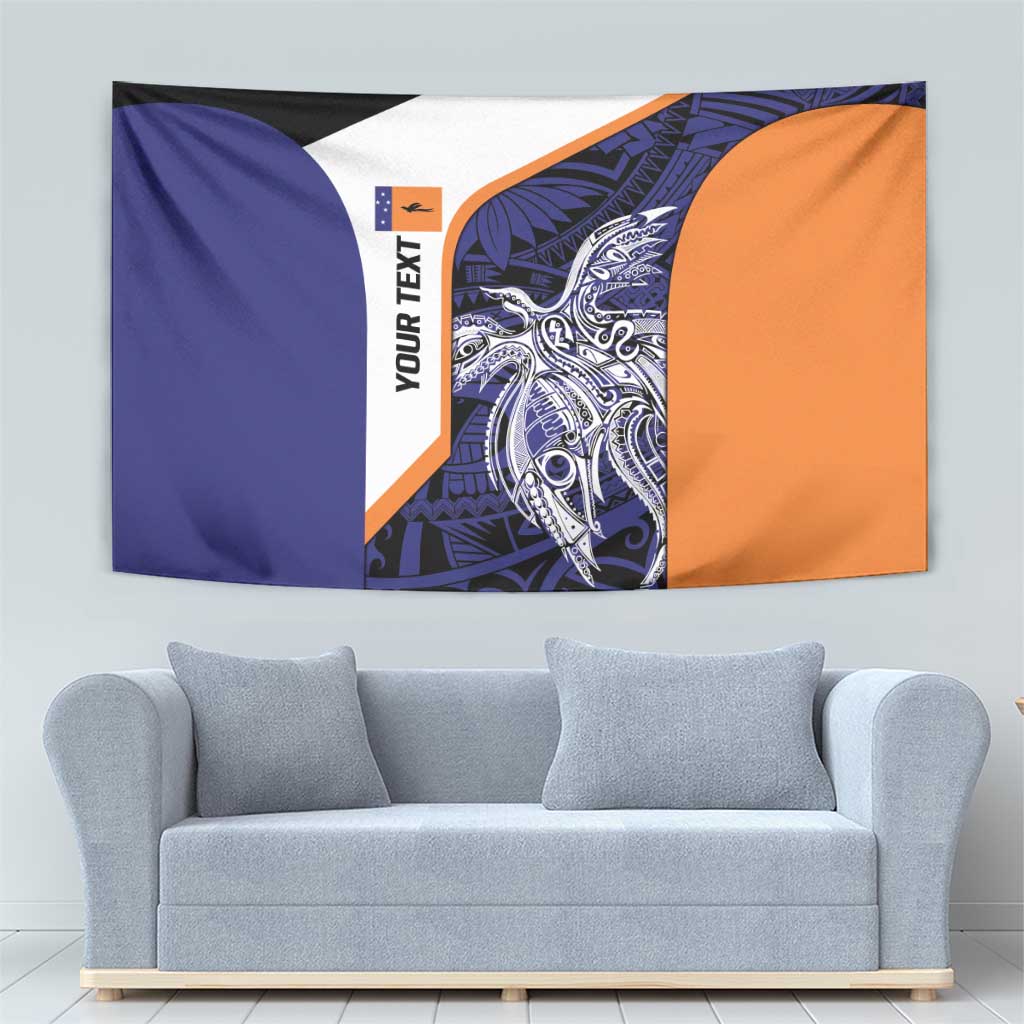 Personalised PNG New Ireland Tapestry Bird of Paradise Tattoo Flag Motif LT9 - Polynesian Pride