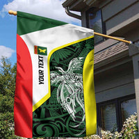 Personalised PNG Oro Province Garden Flag Bird of Paradise Tattoo Flag Motif LT9 - Polynesian Pride