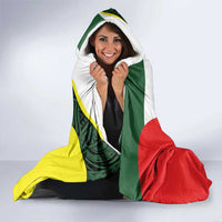 Personalised PNG Oro Province Hooded Blanket Bird of Paradise Tattoo Flag Motif LT9 - Polynesian Pride