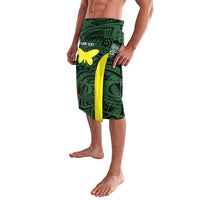 Personalised PNG Oro Province Lavalava Bird of Paradise Tattoo Flag Motif LT9 - Polynesian Pride