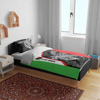 Personalised PNG Southern Highlands Province Bedding Set Bird of Paradise Tattoo Flag Motif LT9 - Polynesian Pride
