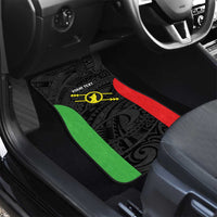 Personalised PNG Southern Highlands Province Car Mats Bird of Paradise Tattoo Flag Motif LT9 - Polynesian Pride
