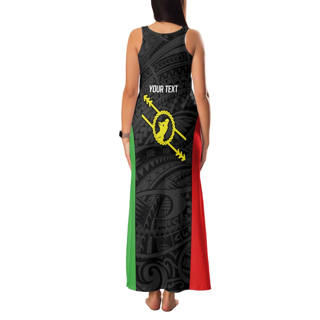 Personalised PNG Southern Highlands Province Family Matching Tank Maxi Dress and Hawaiian Shirt Bird of Paradise Tattoo Flag Motif LT9 - Polynesian Pride