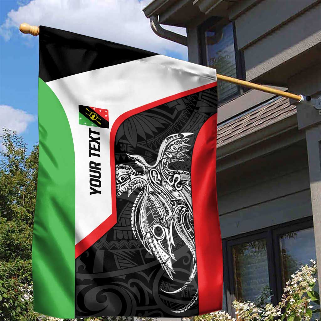 Personalised PNG Southern Highlands Province Garden Flag Bird of Paradise Tattoo Flag Motif LT9 - Polynesian Pride