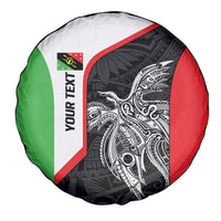 Personalised PNG Southern Highlands Province Spare Tire Cover Bird of Paradise Tattoo Flag Motif LT9 - Polynesian Pride
