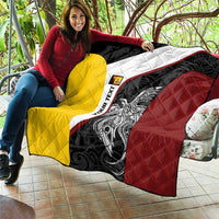 Personalised PNG Western Province Quilt Bird of Paradise Tattoo Flag Motif LT9 - Polynesian Pride
