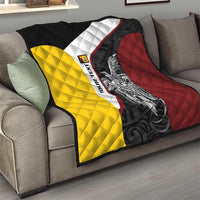 Personalised PNG Western Province Quilt Bird of Paradise Tattoo Flag Motif LT9 - Polynesian Pride