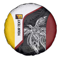 Personalised PNG Western Province Spare Tire Cover Bird of Paradise Tattoo Flag Motif LT9 - Polynesian Pride