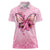 Faith Hope Love Butterfly Ribbon Personalised Women Polo Shirt