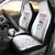 Custom New Zealand Aotearoa Car Seat Cover Pink Maori Paua Shell Indigenous - Polynesian Pride