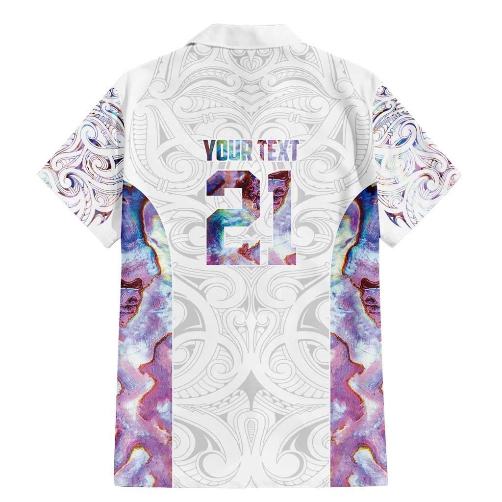 Custom New Zealand Aotearoa Family Matching Mermaid Dress and Hawaiian Shirt Pink Maori Paua Shell Indigenous LT9 - Polynesian Pride