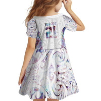 Custom New Zealand Aotearoa Family Matching Off Shoulder Maxi Dress and Hawaiian Shirt Pink Maori Paua Shell Indigenous LT9 - Polynesian Pride