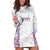 Custom New Zealand Aotearoa Hoodie Dress Pink Maori Paua Shell Indigenous - Polynesian Pride