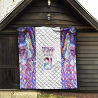 Custom New Zealand Aotearoa Quilt Pink Maori Paua Shell Indigenous - Polynesian Pride