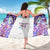Custom New Zealand Aotearoa Sarong Pink Maori Paua Shell Indigenous - Polynesian Pride