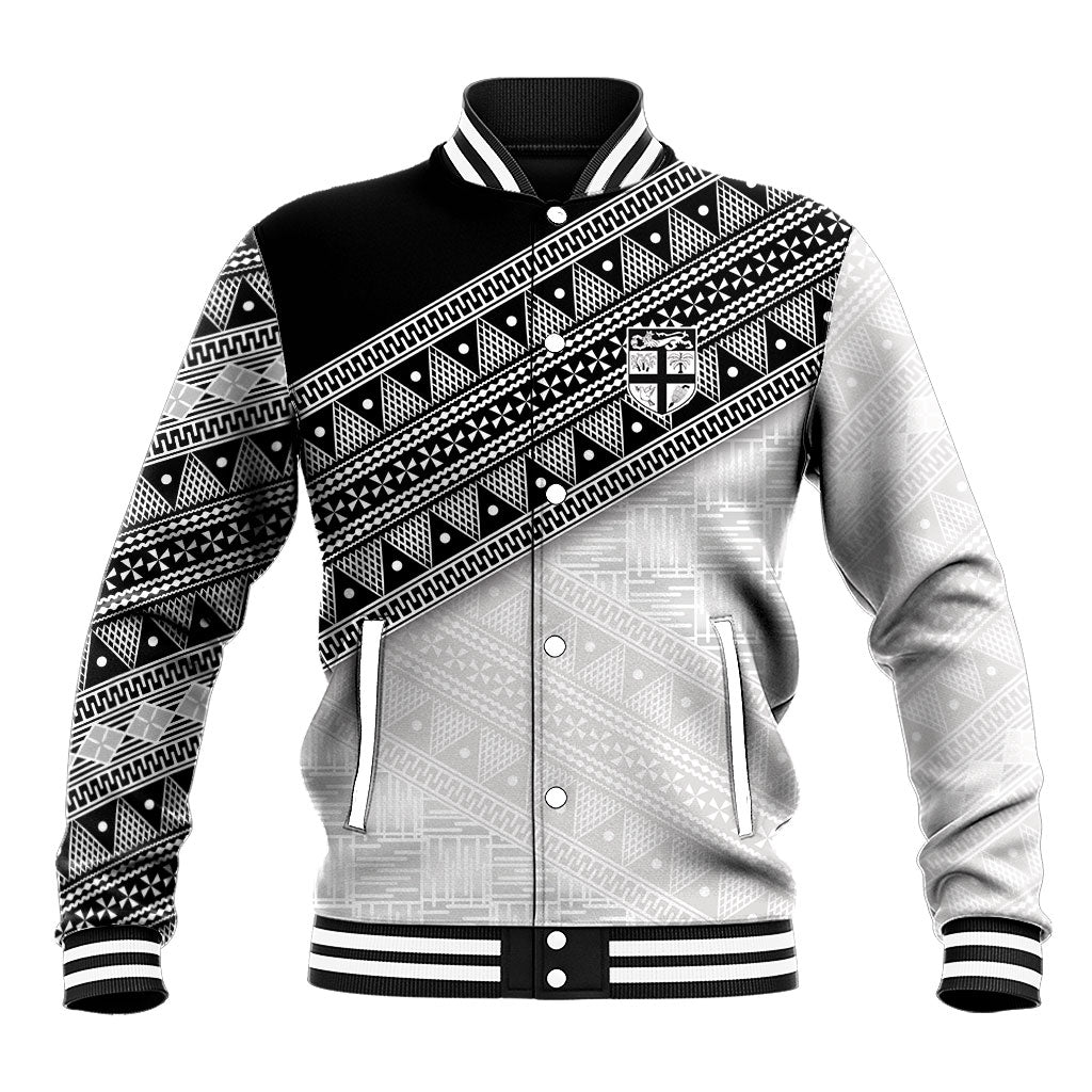 2026 Autumn Rugby Nations Fiji Custom Baseball Jacket Fijian Tapa Tribal Lauhala Inspired