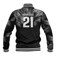 2026 Autumn Rugby Nations Fiji Custom Baseball Jacket Fijian Palm Leaf Tapa Tribal Inspired LT9 - Polynesian Pride