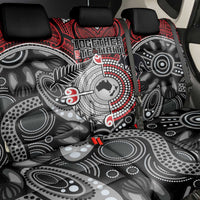 Aotearoa and Australia Back Car Seat Cover New Zealand Honour The Treaty Ake!Ake!Ake! LT9 - Polynesian Pride