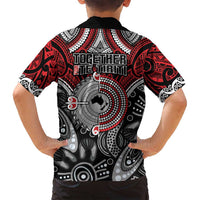 Aotearoa and Australia Family Matching Puletasi and Hawaiian Shirt New Zealand Honour The Treaty Ake!Ake!Ake! LT9 - Polynesian Pride
