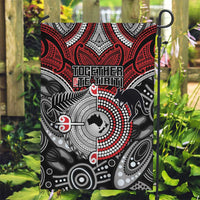 Aotearoa and Australia Garden Flag New Zealand Honour The Treaty Ake!Ake!Ake! LT9 Garden Flag Red - Polynesian Pride