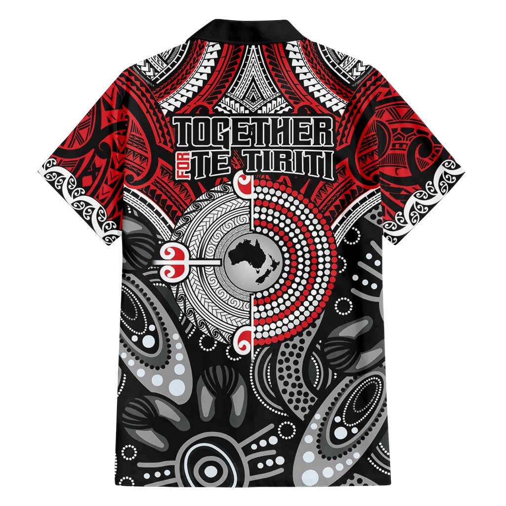 Aotearoa and Australia Hawaiian Shirt New Zealand Honour The Treaty Ake!Ake!Ake! LT9 - Polynesian Pride