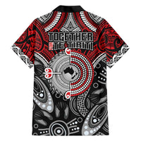 Aotearoa and Australia Hawaiian Shirt New Zealand Honour The Treaty Ake!Ake!Ake! LT9 - Polynesian Pride