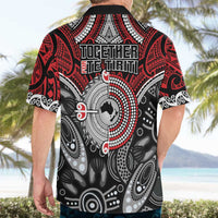 Aotearoa and Australia Hawaiian Shirt New Zealand Honour The Treaty Ake!Ake!Ake! LT9 - Polynesian Pride