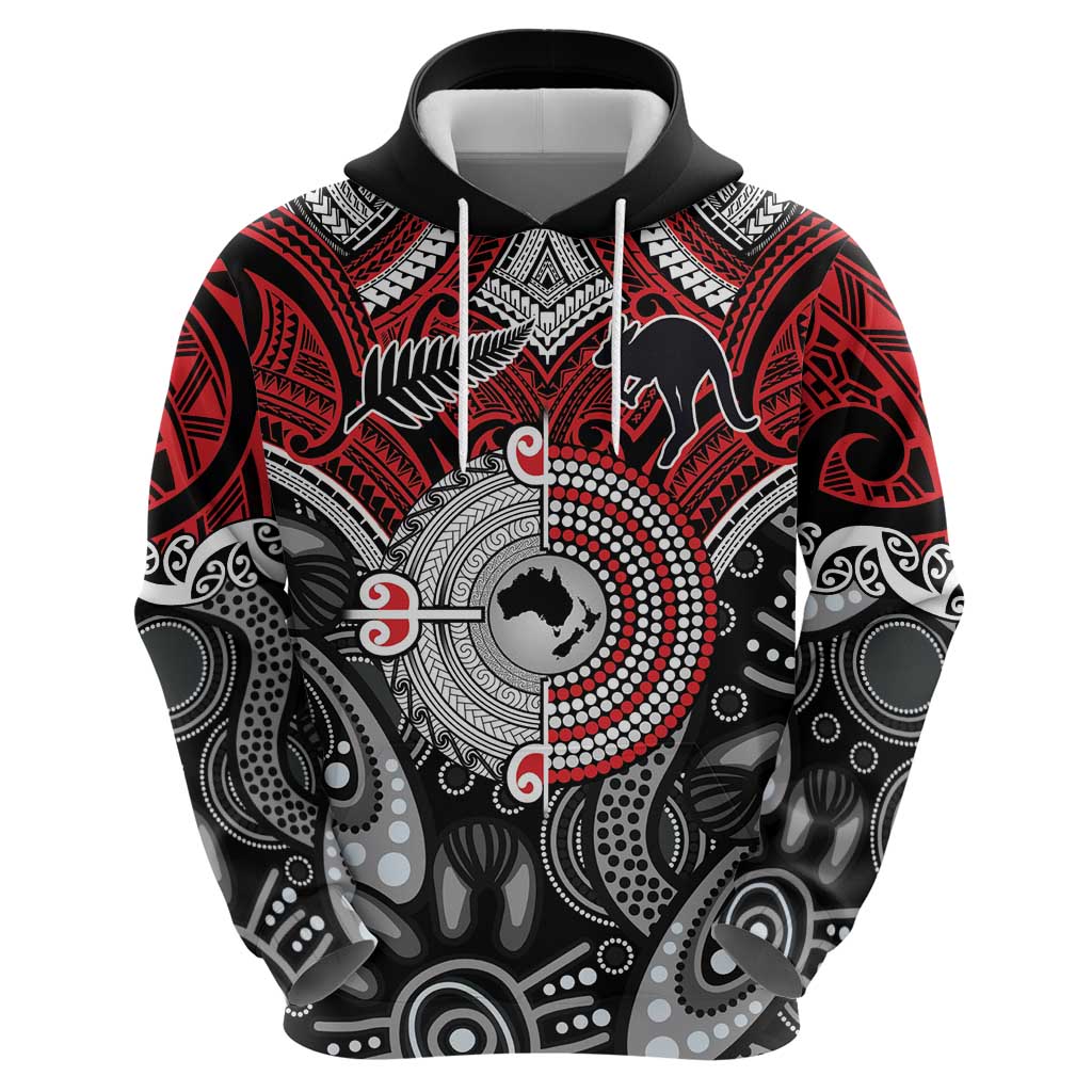 Aotearoa and Australia Hoodie New Zealand Honour The Treaty Ake!Ake!Ake! LT9 - Polynesian Pride