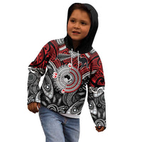 Aotearoa and Australia Kid Hoodie New Zealand Honour The Treaty Ake!Ake!Ake! LT9 - Polynesian Pride