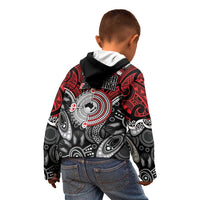 Aotearoa and Australia Kid Hoodie New Zealand Honour The Treaty Ake!Ake!Ake! LT9 - Polynesian Pride