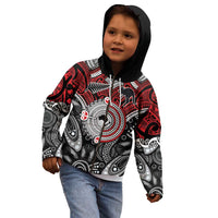 Aotearoa and Australia Kid Hoodie New Zealand Honour The Treaty Ake!Ake!Ake! LT9 - Polynesian Pride