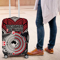 Aotearoa and Australia Luggage Cover New Zealand Honour The Treaty Ake!Ake!Ake!