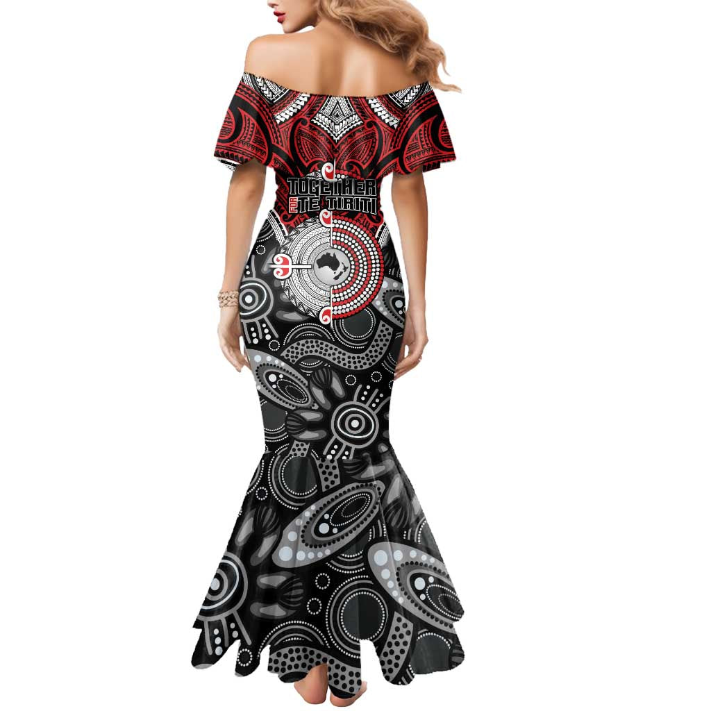 Aotearoa and Australia Mermaid Dress New Zealand Honour The Treaty Ake!Ake!Ake! LT9 - Polynesian Pride