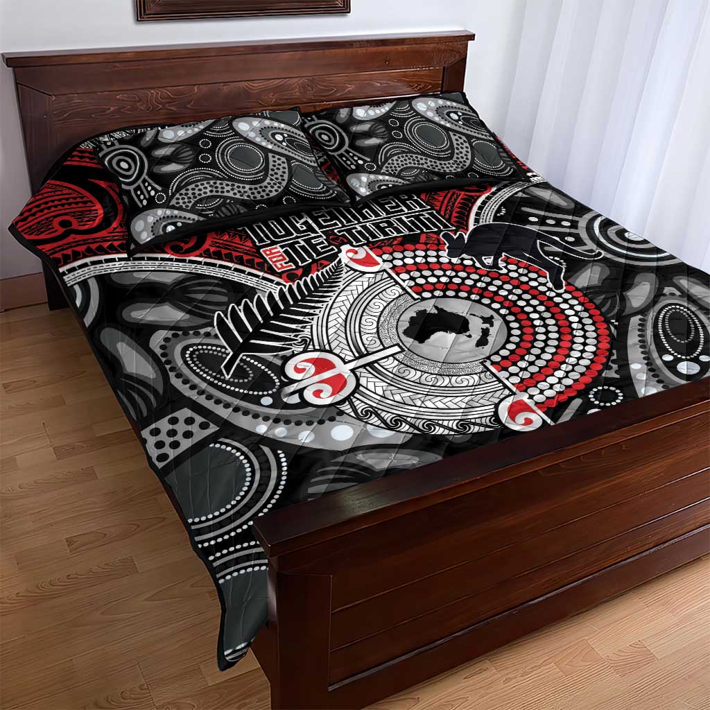 Aotearoa and Australia Quilt Bed Set New Zealand Honour The Treaty Ake!Ake!Ake! LT9 - Polynesian Pride