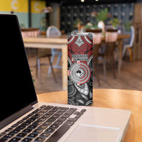 Aotearoa and Australia Skinny Tumbler New Zealand Honour The Treaty Ake!Ake!Ake! LT9 - Polynesian Pride